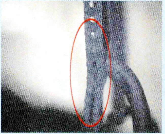 Voksstykker bøyes og deformeres lett.