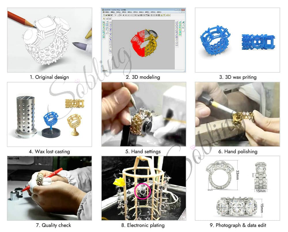9 steps custom_1_1 customade jewelry manufacturing process