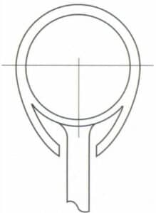 鋳造スプルー位置の清掃が困難