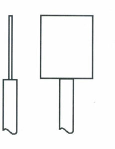 薄肉鋳物には特大の鋳造スプルーがある。