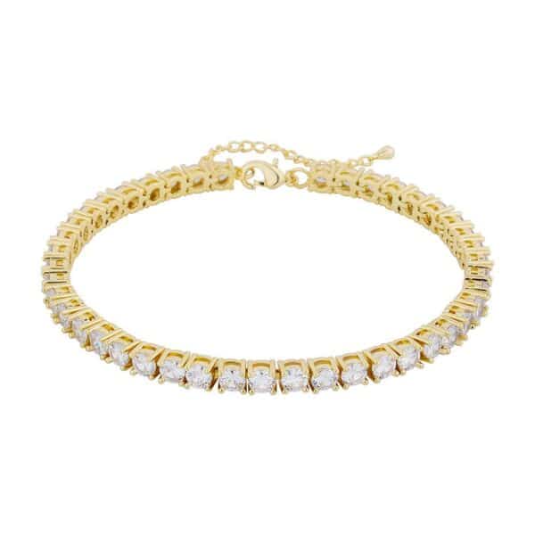 Sobling AAA CZ HIP HOP High Quality Personality Iced Out bling 5mm Tennis bracelet With 1.5inch Tail extend chain Anklet Women Jewelry