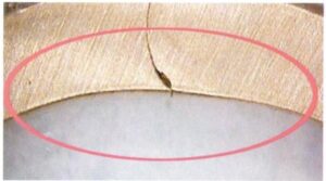 Le cercle intérieur du bracelet n'est pas rond, comme le montre l'illustration 7-53.