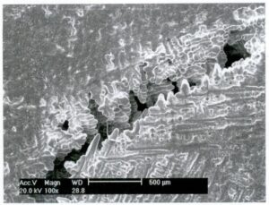 Microscopic morphology of shrinkage and loosening Figure 6-33