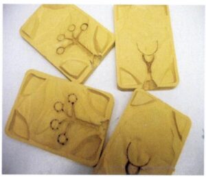 Figure 6-13 Large pin assembled as an insert in the rubber mold