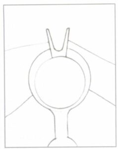 The correct way to open the vent line in Figure 6-6