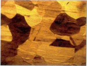 Excessively high annealing temperature leads to coarse grains