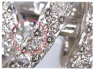 Рисунок 9-14 Разрушение металлической кромки