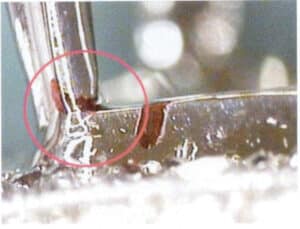 Рисунок 9-19 Чрезмерная полировка