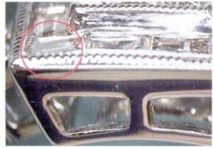 Рисунок 9-28 Неравномерная высота драгоценных камней