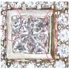 Рисунок 9-34 Неровные металлические края канальной установки