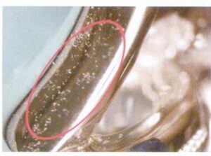 Рисунок 9-4 Сильная усадка изделий после полировки