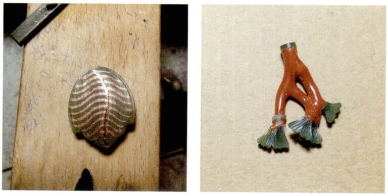 Case: The molding process of "Billion Light Years." Traditional wax carving techniques were used to create a jewelry master mold, cast into metal using the lost wax method.