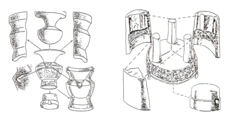 Schematic diagram of the ceramic mold method