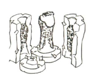 Scraping "mold" internal pattern