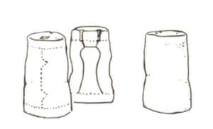 Assembling the mold, Creating casting holes and casting