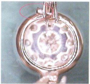 Рисунок 9-67 Отвалился шарнир серьги