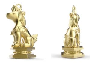 屋根の上の宝石 天馬、犀の模型製作