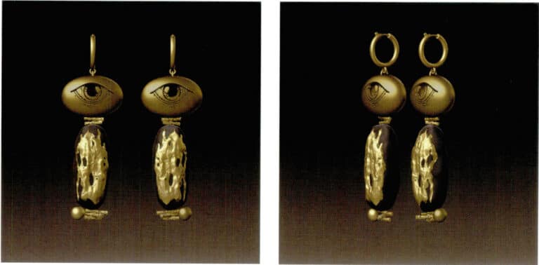 あなたのような目、イヤリング、ZBrushモデリングワーク