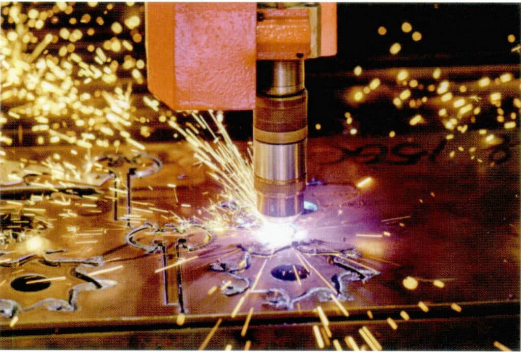 CNC laser engraving machine carving metal