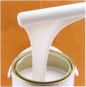 Milky white silicone