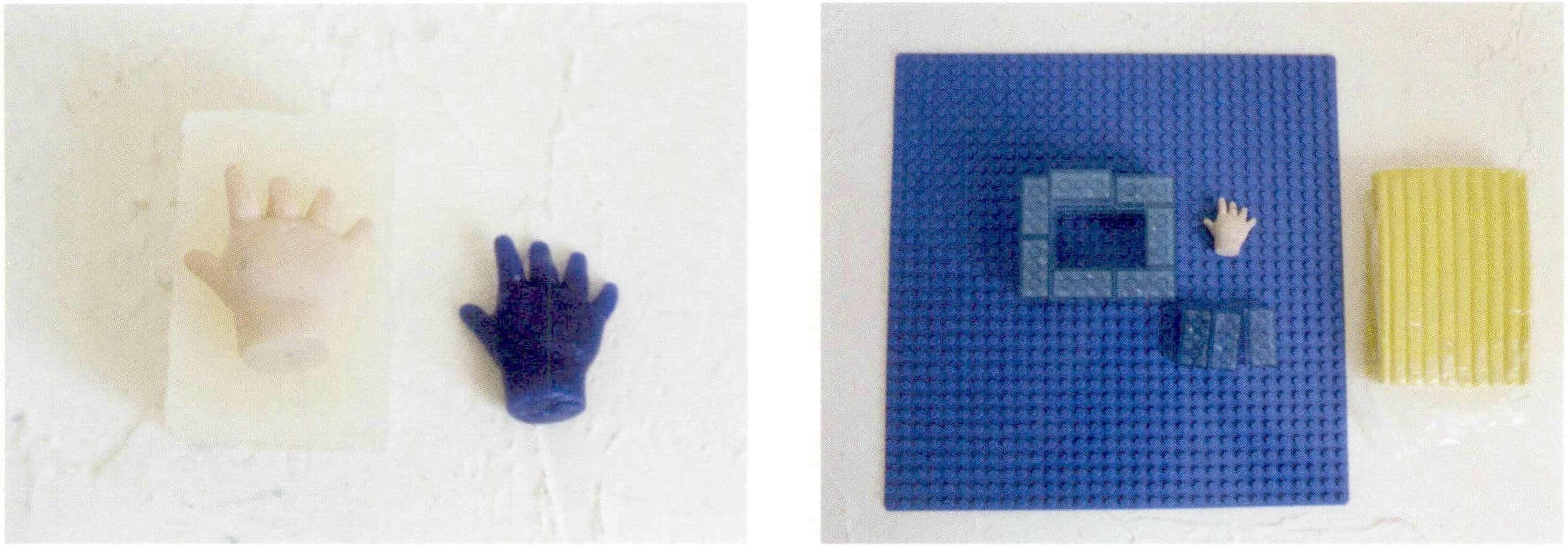 1 Prepare the model blocks for injecting silicone, oil clay, silicone, and other materials and tools, and surround the blocks to form a suitably sized pouring channel.