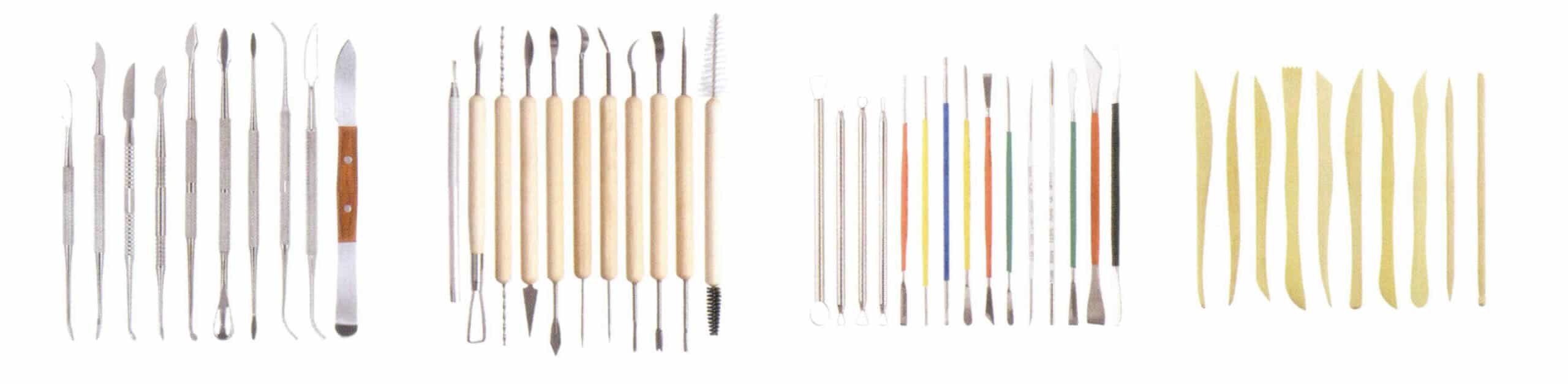 Wax carving knives, modeling wooden knives