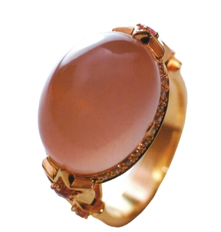 ローズクォーツ・リング