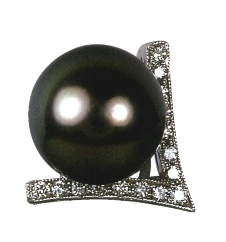 ピーコック・グリーン・ブラック・パール・ボール