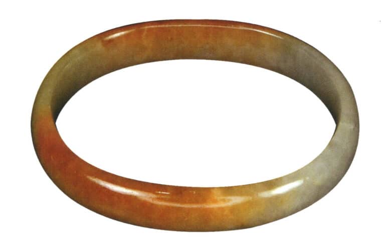 Fire-καβουρδισμένο δέρμα νεφρίτη βραχιόλι που αλλάζει χρώμα