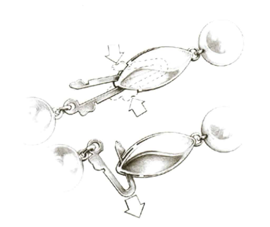 الشكل 7-19 رسم تخطيطي لإبزيم حلقة الأمان