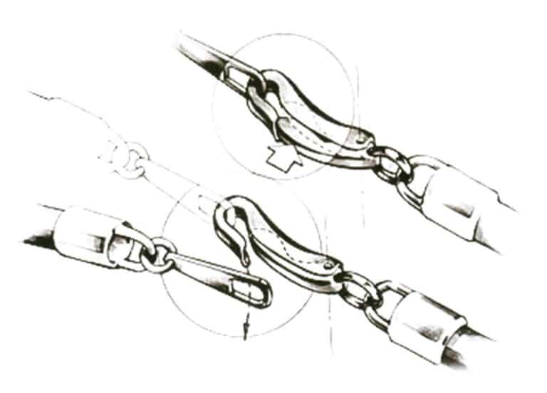 الشكل 7-20 رسم تخطيطي للقفل القوسي