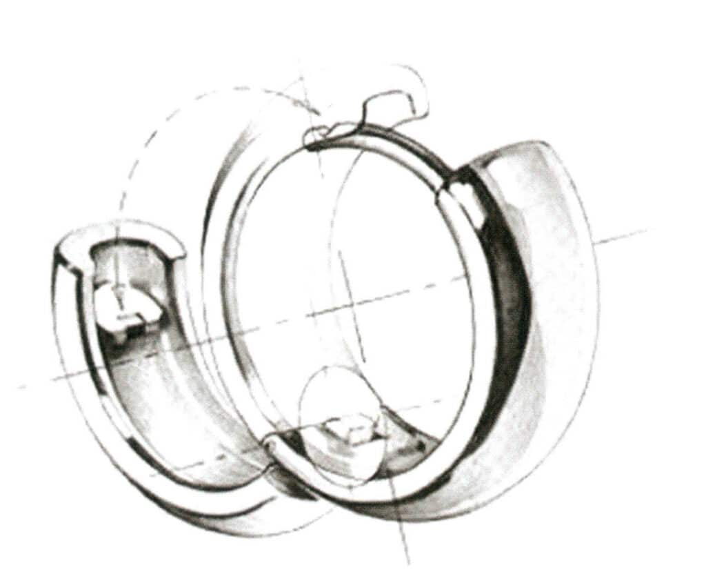 الشكل 7-23 تخطيطي مشبك المفصلة