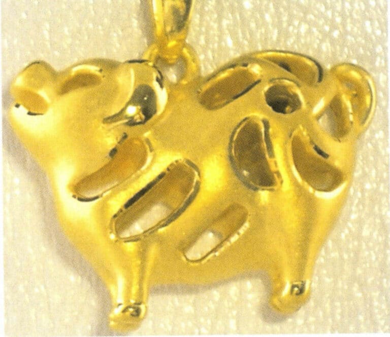 الشكل 7-9 تفريغ متعدد على سطح المجوهرات لمنع التشوه