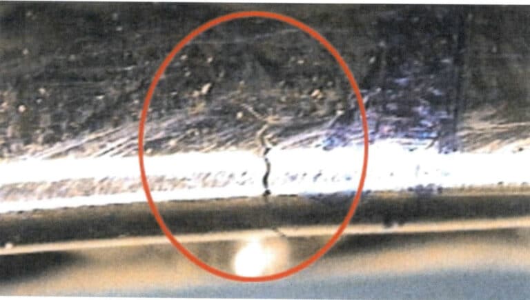 الشكل 7-14 تكسير خاتم من الذهب الوردي عيار 18 قيراطاً.