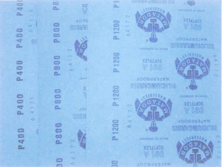 Figur 1-22 Vanlig brukt sandpapir