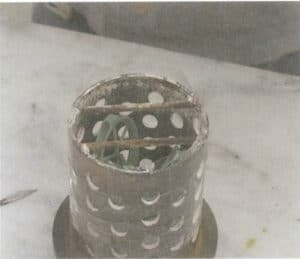 Figur 3-21 Gipsstøpekolbe