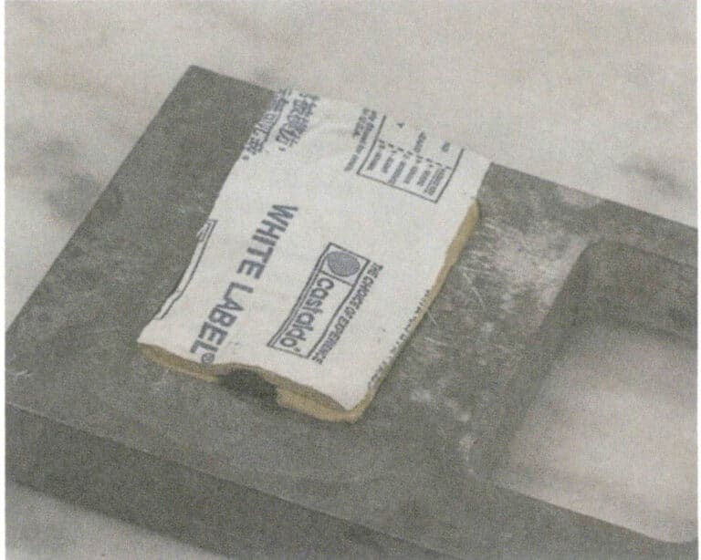 Figur 3-7 Tykkelsen på gummilaget