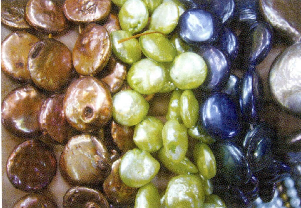 Figure 1-5-67 Common colors of non-freshwater cultured pearls (II)