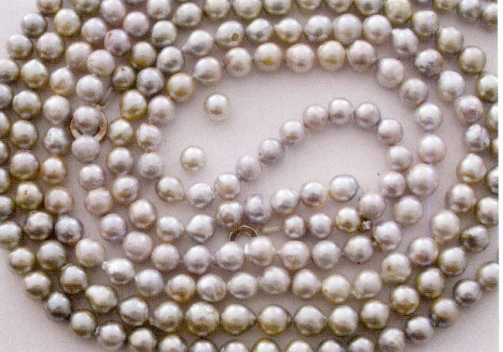 Figure 1-5-80 Gray treated pearls