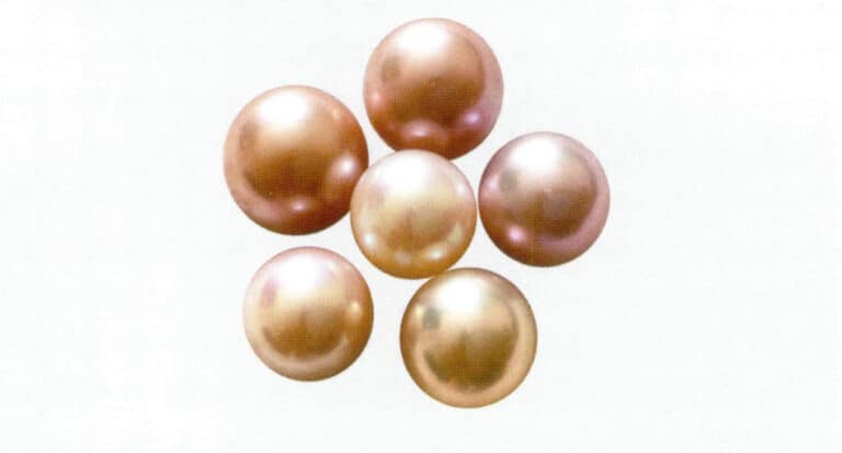 Figure 1-7-31 Light to deep pink, pink-purple (freshwater cultured pearls)