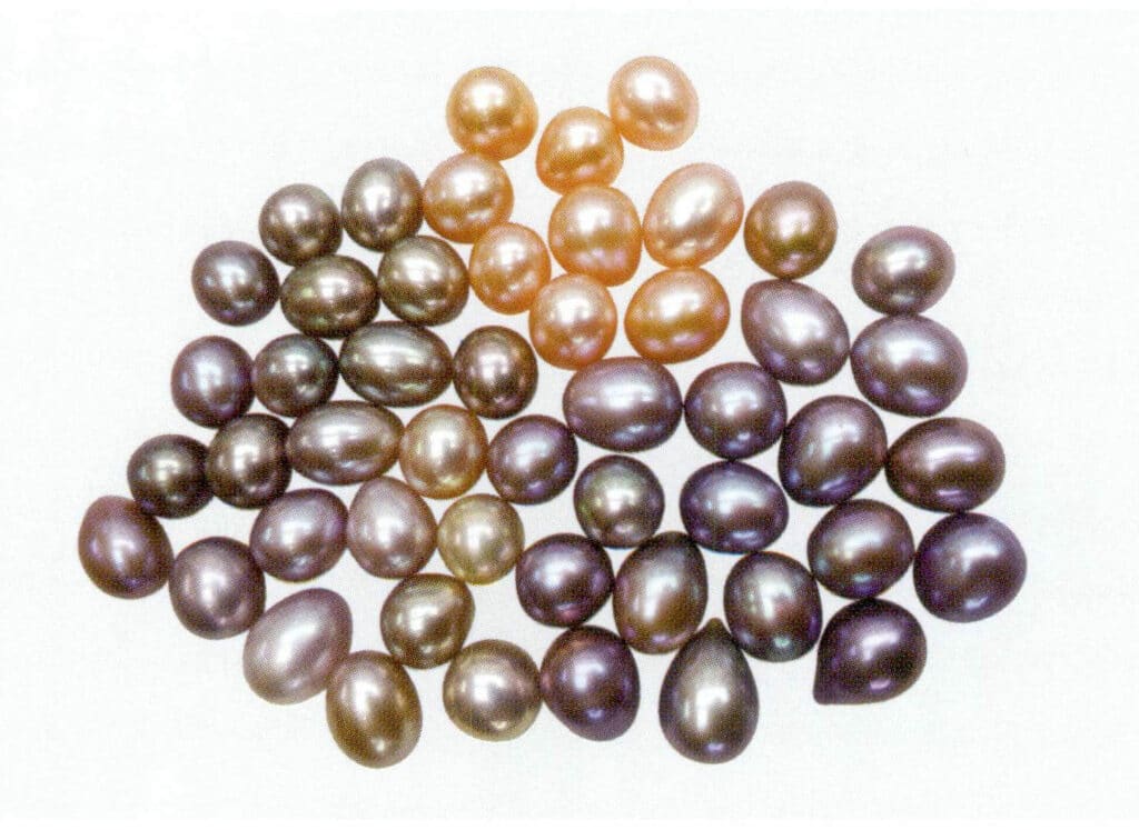 Figure 1-7-33 Medium to deep orange, purple, and metallic colors