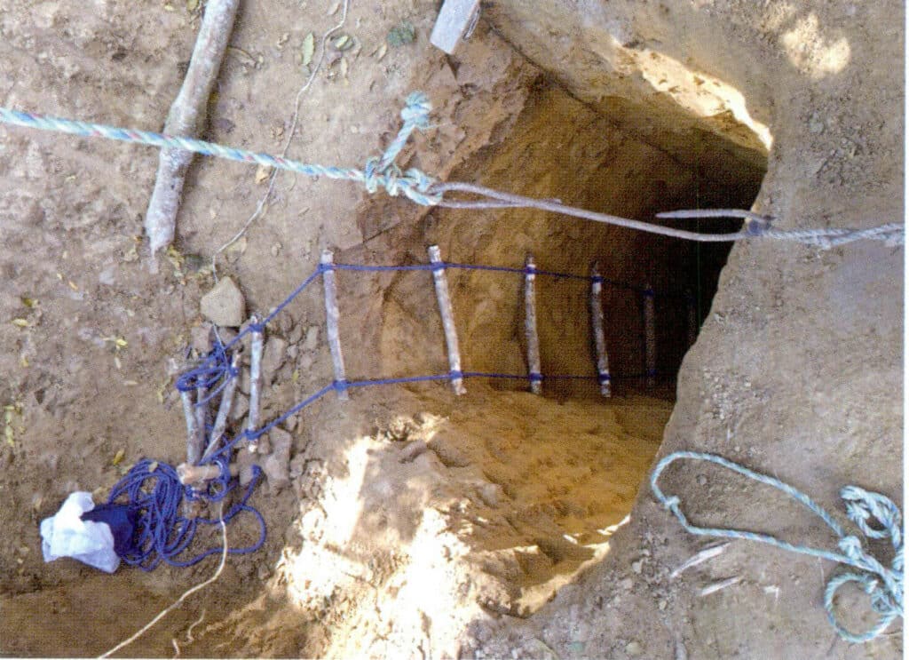 Figure 5-4-50 Pits of the Dominican Blue amber (I) 