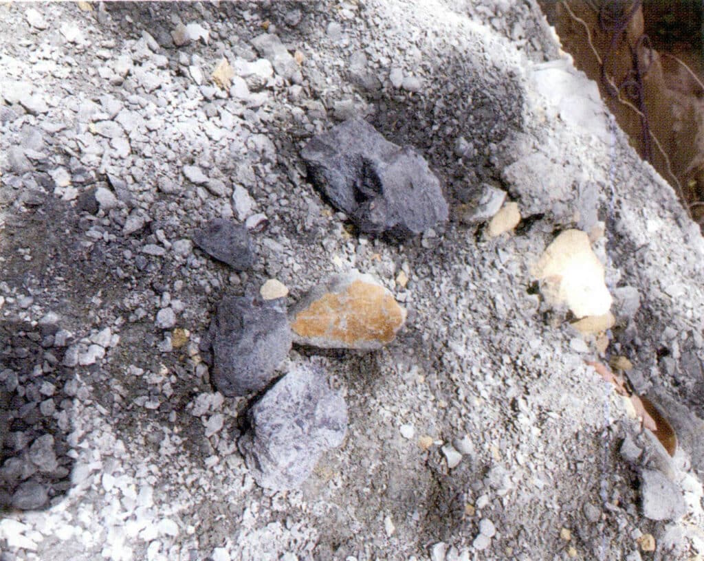 Figure 5-4-52 Feedstock mined on site (I) 