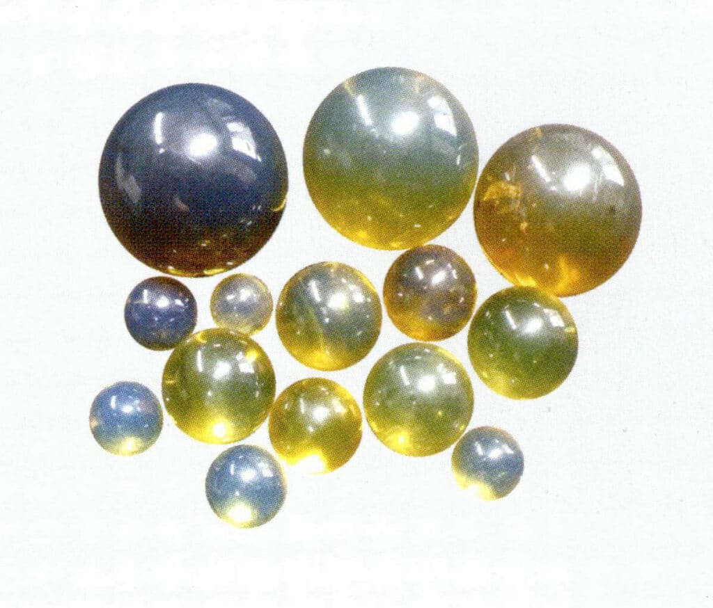 有机Figure 5-7-4 Domenica Blue ambers of Different Qualities 宝石 254 副本1