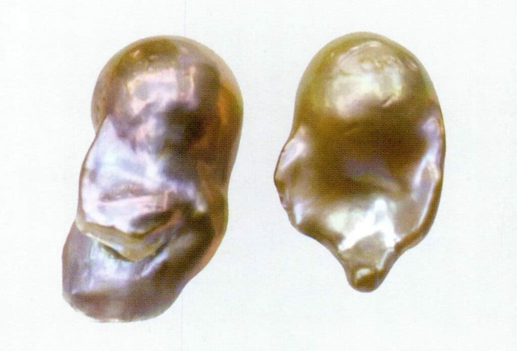 Figure 1-2-22 Luster of freshwater nucleated cultured pearls (2)