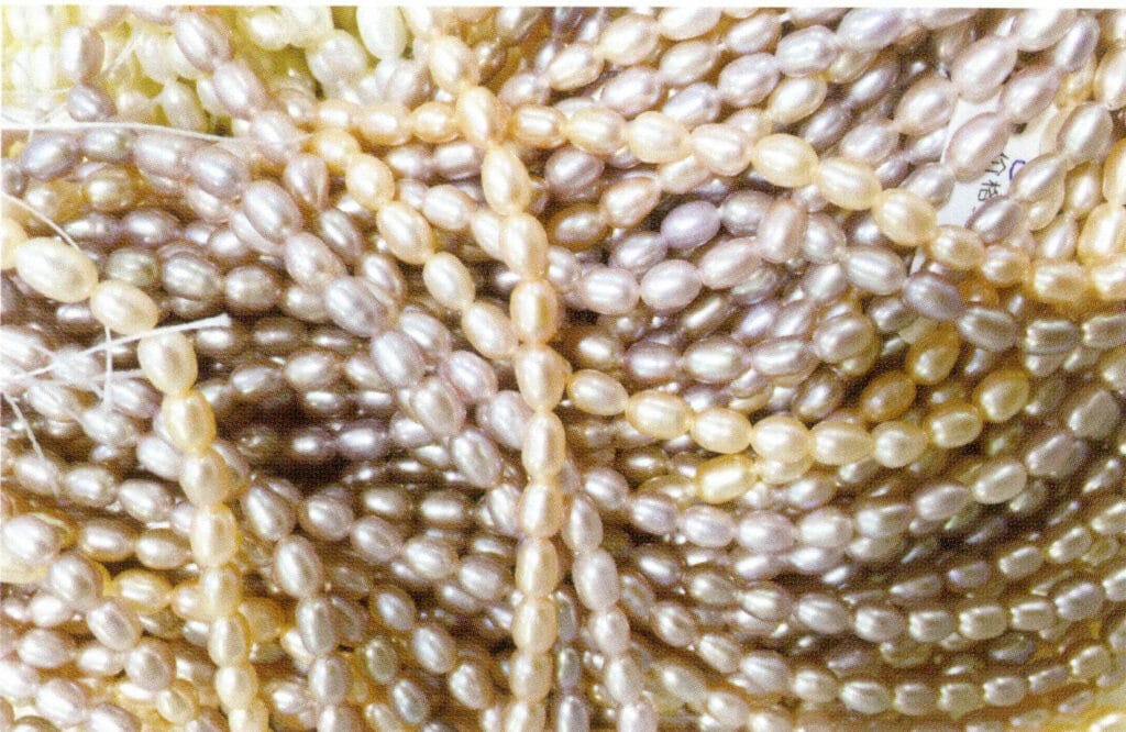 الشكل 1-4-50 لؤلؤ المياه العذبة المستزرعة على شكل حبوب