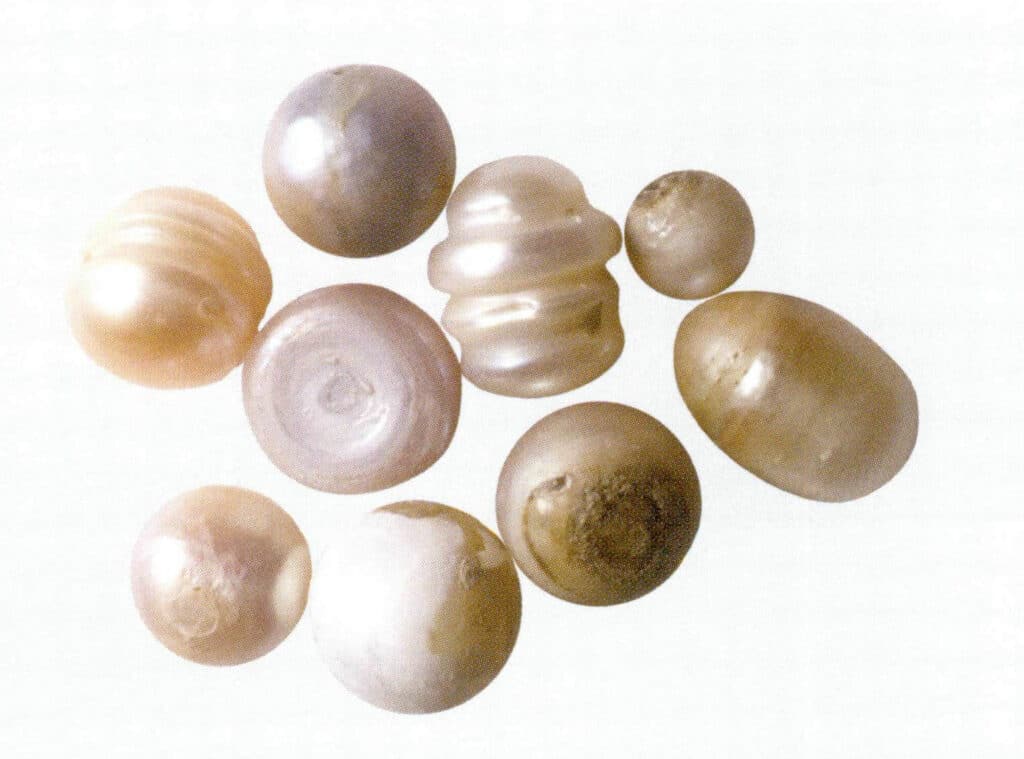 Figure 1-5-8 Pearls that have only undergone regular cleaning 1