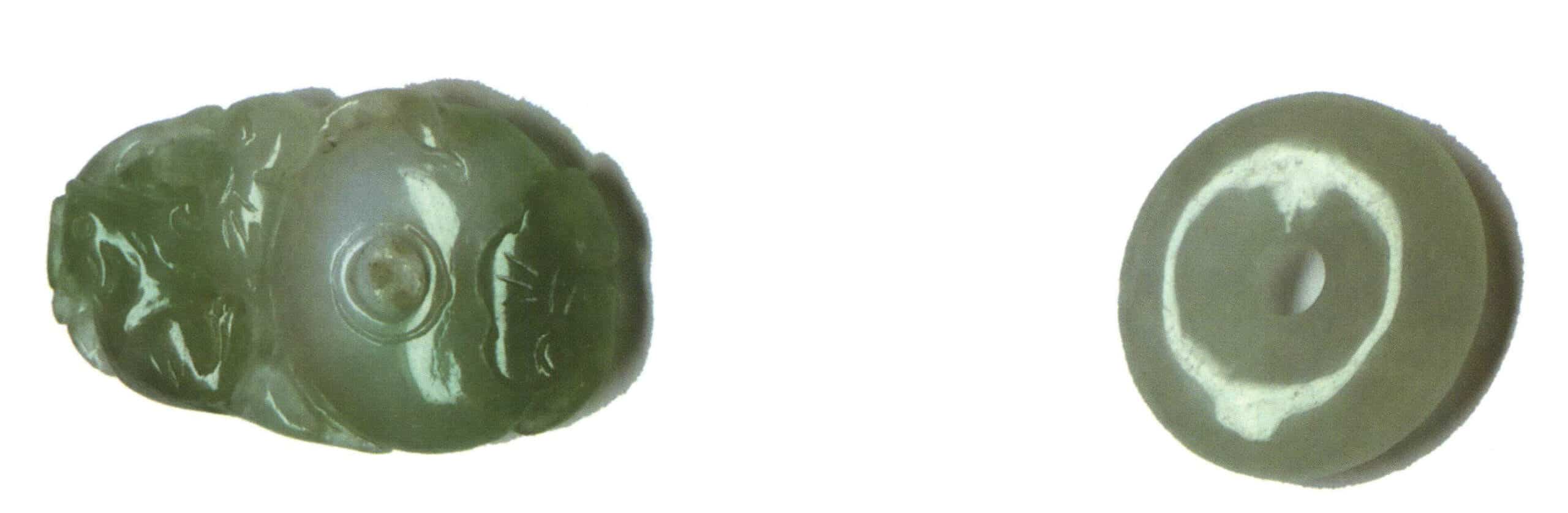 Figure 3-2-37 Appearance of treated Jadeite under reflected light