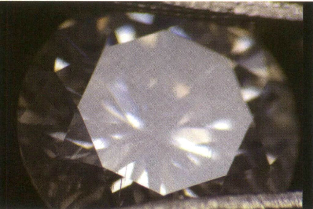 الشكل 2-3-29 البريق الماسي للماس المنعكس ضوؤه تحت الضوء