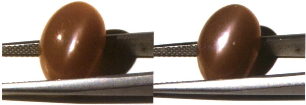 الشكل 2-3-86 تأثير ضوء القمر (حجر القمر، حجر القمر، حجر القمر، عين القط'عين القمر)